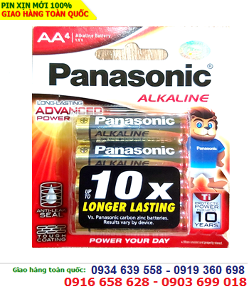 Panasonic LR6T/4B; Pin AA 1.5v Alkaline Panasonic LR6T/4B Made in Thailand